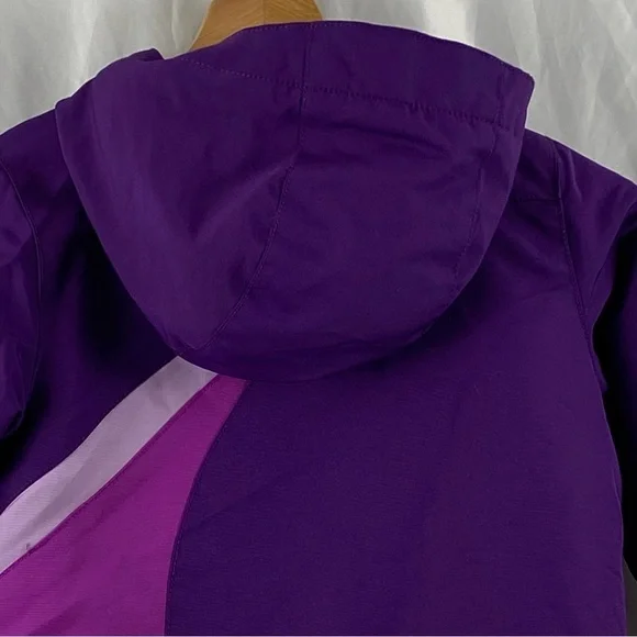 Wonderkids Purple and Pink Color Block Puffer Jacket Size 4T - Picture 13 of 16